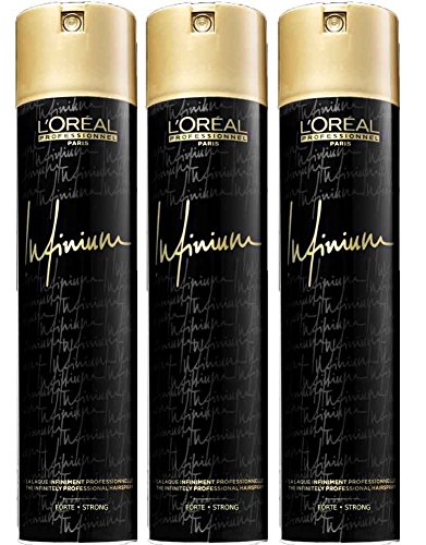 Loreal Infinium Strong / Forte 3 x 500 ml Haarspray für starken Halt Styling-Hairspray