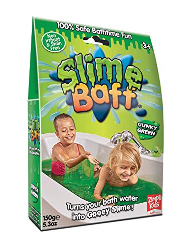 Slime Polvo para bañ Baff, Color Verde, 150 g