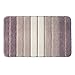 Produktbild HUOXIAO Bad Teppich Matte Polyester Shaggy Starke Saugfähigen Boden Badezimmer Matte Rutschfeste Teppiche Teppich (Einfache Streifen),80X120cm
