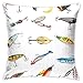 Produktbild Fishing Throw Pillow Cushion Cover, Several Fish Hook Equipment Objects Trolling Angling Netting Gathering Activity,Decorative Square Accent Pillow Case,18 X 18 Inches,Multicolor_2