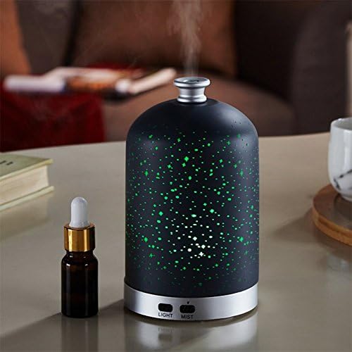 XF Lighting Essential Oil Diffusers 90Ml 3D Portable LED Starlight Glass Mist Humidifier With 7 Gradient Colors