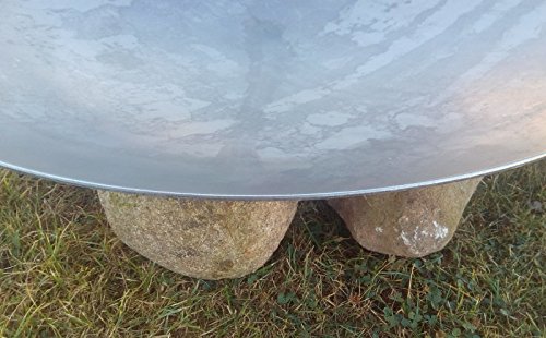 Feuerschale 100 cm Lagerfeuer Eisenschale gewölbte Scheibe 1000 mm SMD1000 - 3