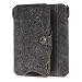 Produktbild Urcover Filz Handyhülle kompatibel mit Apple iPhone 7 Plus / 8 Plus Schutzhülle I Wallet Handytasche Filztasche Luxus Edition Filzhülle mit Kartenfach in Grau/Braun Limited