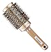 SUPRENT Nano Thermal Ceramic & Ionic Round Barrel Hair Brush with Boar Bristle, 2 inch, for Hair Drying, Styling, Curling, Adding Hair Volume and Shine, Gold Color(2 inch)