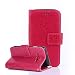 Produktbild Samsung Galaxy J1 Mini Prime Hülle, Samsung Galaxy J1 Mini Prime Schutzhülle, Alfort Carving Lederhülle Fashion Design Premium PU Leder Hohe Qualität Tasche Case Cover Kasten Abdeckung Wallet für Samsung Galaxy J1 Mini Prime / J106 4.0" Smartphone Funktion Standfunktion Unterstützte Telefone und Magnetverschluss mit Schmetterling ( Rote )