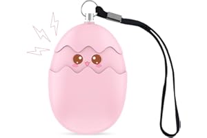 Ninonly Allarme Personale, 130 dB Allarme di Sicurezza per Difesa Personale, Portachiavi Allarme Autodifesa con Luce LED, Sirena Allarme per Donne Uomini Bambini Anziani