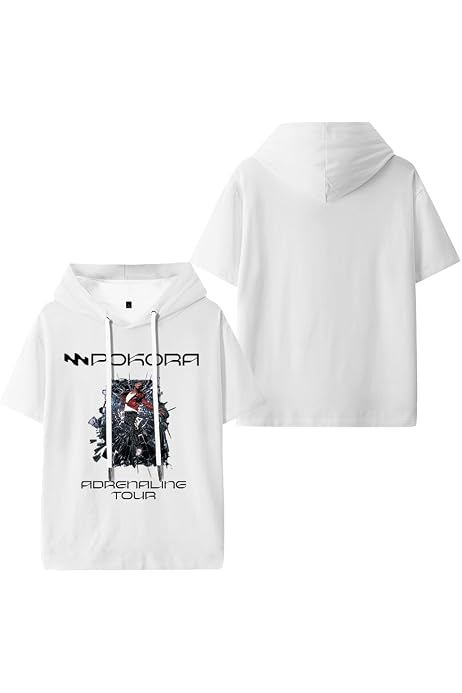 Sweat à Capuche M. Pokora Adrenaline Tour - Homme/Femme, Coupe Décontractée, Tailles XXS à 4XL