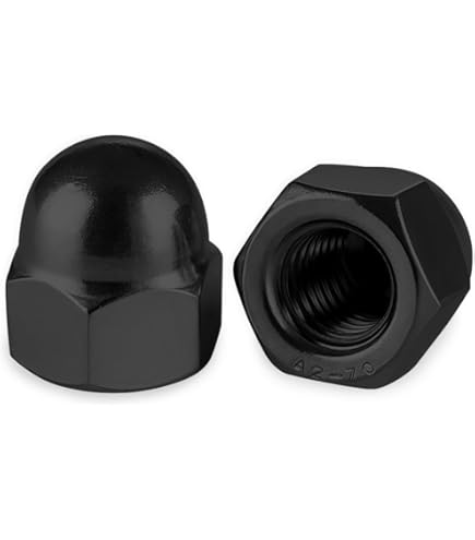 Dadi Ciechi M8 In Acciaio - 50 Pezzi, Nichelati E Neri, Per Fai Da Te E Riparazioni - Foto 8