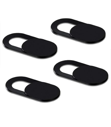 Cache Webcam Design Emoji Singe - 3 Pièces Pour Protéger Ta Vie Privée Sur PC, Tablette Et Smartphone