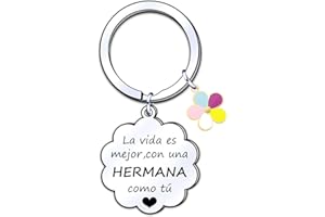 ZYMGUO Regalos Hermana Originales para Hermana Llavero Regalo Hermana Cumpleaños Llavero,Regalo Hermana navidad Regalo de graduación