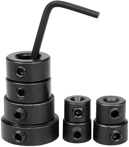 9 Butées De Profondeur Pour Forets 3-12mm - Anneaux Réglables Avec Clé Allen Pour Perçage Précis