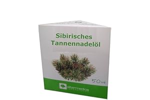 HERBAGARTEN Sibirisches ätherisches Tannennadelöl, Abies sibirica, 50ml, fördert Durchblutung, bei Erkältung, Erwärmung, ätherische Öle,