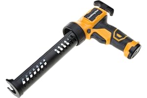 PSDNDEWW Pistola de calafateo eléctrica inalámbrica con 4 velocidades ajustables con luz LED de 10 onzas/300 ml