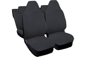 Lupex Shop C1_G Housses de siège Couleur Unie pour Citroen C1 - Gris