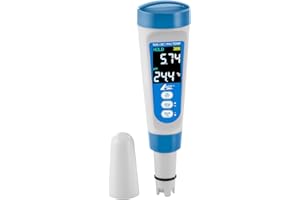 AGT pH Tester: Digitales 4in1-Wasserqualitäts-Messgerät, LCD-Display, IP55 (EC Messgerät, Wassertester Pool, Whirlpool)