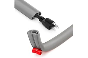 KEQKEV Connectors Cord Cover, Self Adhesive Cable Raceway Cable Concealer, Peel and Stick Wire Cover, Electrical Cable Management for Wall Cord Hider Cable Organizer