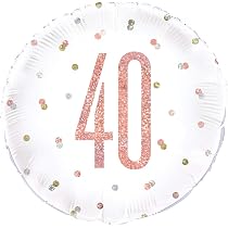 21. Geburtstags-Wimpelbanner Roségold Glitzer – 2,74 M Lang, Für Partys & Fotohintergrund