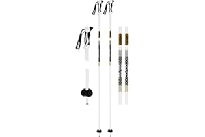 Sulov Downhill Ski Pole Riotact, Length- 120 Cm., Color- White