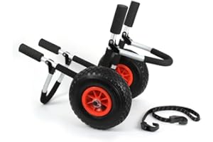 Ryde Chariot Universel de Sup Chariot de Sup Pliable et Robuste pour Stand Up Paddle Gonflable Transport Facile et Robuste jusquà 25kg Cadre antirouille Aluminium avec Sangle de Maintien