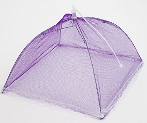 esto24® 2er Set Fliegenhauben 30×30 cm Schutz vor Insekten Speisehaube - 8