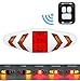 Produktbild LiDiwee LED Fahrrad Rücklicht Lamp Blinker Remote Fernbedienung Light-Wireless für Mountainbike, Rennrad, Triathlon Bike, Hybrid Bike