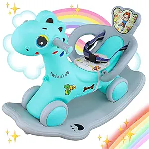 Twizzle Kids Ride Swing and Rider Horse for Baby 1-5 Years Old ,Rocker for Baby boy, Baby Girl Push car Activity Toy for Baby Unbreakable Carry Weight Upto 35 kg