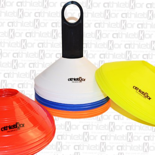 Markierungshütchen 50’er SET, gelb, weiß, blau, rot, orange von athletikor - 4