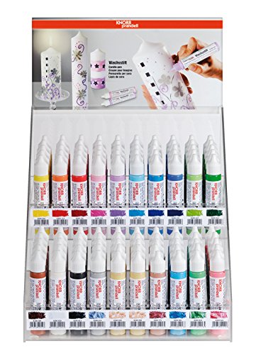 Wachsstift / Wachs – Liner „SILBER“ (25 ml) Kerzengestaltung im Handumdrehen - 2