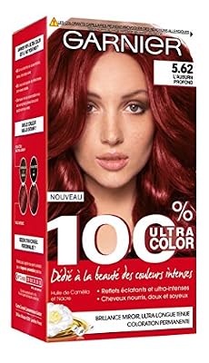Garnier - 100% Ultra Color - Coloration permanente Rouge - 5.62 L'Aubrun Profond