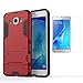 Produktbild ISENPENK Samsung Galaxy J7(2016)/J710 Hülle mit Paznerglas,Ultra-slim TPU+PC Handy Hülle Hochwertig cool Schutzhüllen Tough Rugged Dual-Layer hülle with Built-in Kickstand case für Samsung Galaxy J7(2016)/J710 5.5 Zoll-