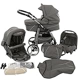 2-fach Federungssystem 2 x Härteverstellung, Feststellbremse, mehrstufige Rückenlehnenverstellung