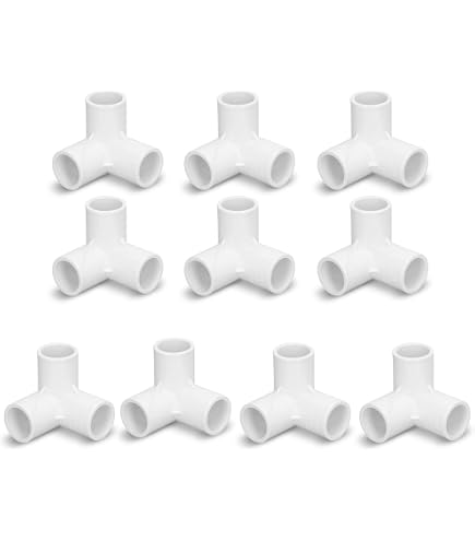 5-Wege-PVC-Rohrverschraubung 32 Mm – Rechtwinkliger Eckverbinder Für Gartenbewässerung & DIY, 2 Stück