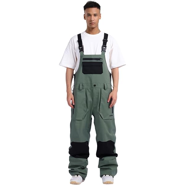 Pantalone Sci Uomo Softshell – Antivento, Impermeabile, Imbottito, Baggy – Con Tasche Multiple, Regolazione In Vita E Caviglie – Per Snowboard, Sci E Trekking Invernale