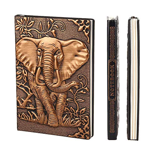 XUAN Taccuino righe a5,personale Diario di Viaggio pelle 200 pagine,vintage Quaderno Appunti Agenda copertina rigida,Classic,fatto a mano,Regalo per Donna Uomo Maschio Bambini Ragazza ragazzo grande