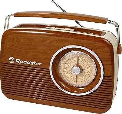 Roadstar TRA-1957/WD Radio Retro Portable Marron