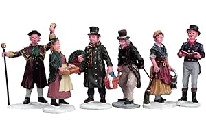 LEMAX Figurine Gente del Villaggio - Village People Set da 6 cod 92356