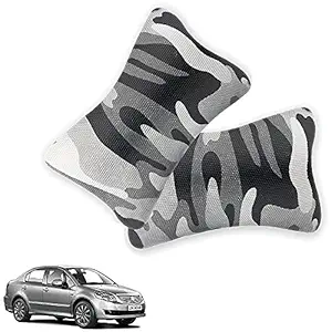 NikrokZ Car Seat Neck Rest Pillow Multicolor Army Print for _PR1094