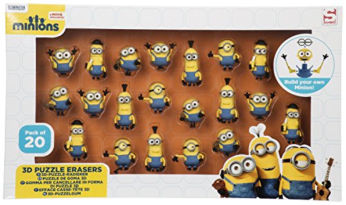 Preisvergleich Produktbild Speelgoed MIN3-6172 - Minions Gummie 20 Figuren Set, 3D Puzzle
