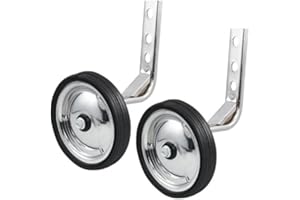Accessotech Rotelle laterali per bicicletta da bambini 30,5 - 45,7cm, universali, per imparare, facili da montare, bicicletta