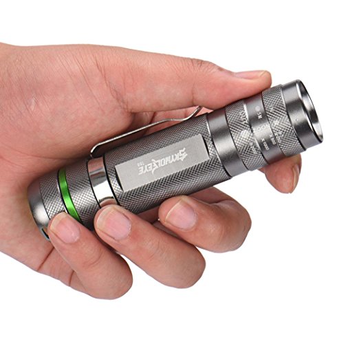 Oyedens Neue 3000lm Zoombaren Cree Xm-L T6 LED 18650 Taschenlampe Superhelle Licht Taschenlampe Silber - 3