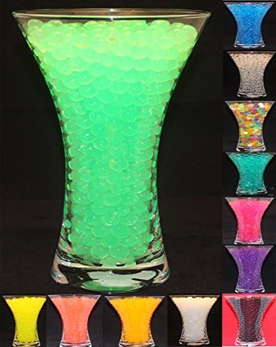 LUXURY WATER CRYSTAL BEADS WEDDING TABLE DECORATIONS CENTREPIECES WATERBEADS DECOR (Green)