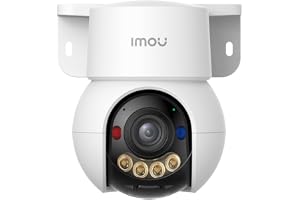 Imou 2K 3MP Utomhus WiFi-kamera, Färg Nattvision, 360° Wi-Fi-kamera Utomhus, Intelligent Spårning, Mänsklig/Fordonsdetekterin