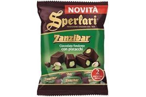 Sperlari - Zanzibar Torroncini Al E Pistacchi, Senza Glutine, Cioccolato Fondente, 117 Grammo