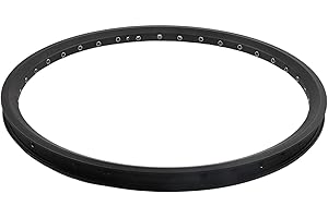 ENTGOINGGO Reliable 20 Inch Bicycle Rim 24/28/32/36 Holes, Double Disc Brake, Aluminum Alloy Construction (36 holes B)