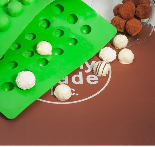 Classic Round Chocolate Truffle, Jelly and Candy Mold, 54 cavities - Truffly Made by Truffly Made