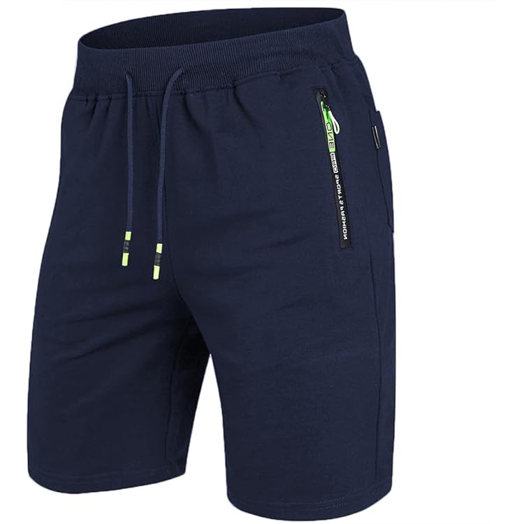 riverso RIVRainer Sweatshort voor heren, korte sweatshorts, bermuda, zomer, sport, bikershorts, katoen, zwart, groen, blauw, rood, S, M, L, XL, 2XL, 3XL, 4XL, 5XL, XL
