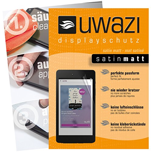 Medion E6912 Tablet eBook Reader Schutzfolie 3x uwazi satin-matt Displayschutzfolie Folie