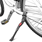 【Erstklassige Qualität】 Unsere Fahrradständer sind aus einer robusten Aluminiumlegierung hergestellt und besitzen eine rutsch-feste Unterlage aus Gummi, damit selbst auf nassen Oberflächen dein Rad einen sicheren Halt findet. Das perfekte Accessoire für alle deine Ausflüge mit dem Rad!