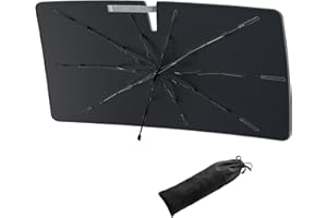 LANGBEAN Pare-Soleil Pliable pour Dacia Sandero 2025 2024 2023 2022 2021, Parasol de Voiture pour Pare-Brise Avant pour Sandero Stepway 3, Bloque la Chaleur Protection Contre Les Rayons UV