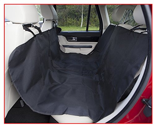 Auto Hängematte Hund, robuste Schutzdecke für Rücksitz in schwarz